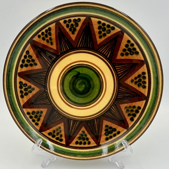 Set of 2 Vtg Arnold Zahner Rheinfelden Small 8" Plates MCM decor - Picture 2 of 8